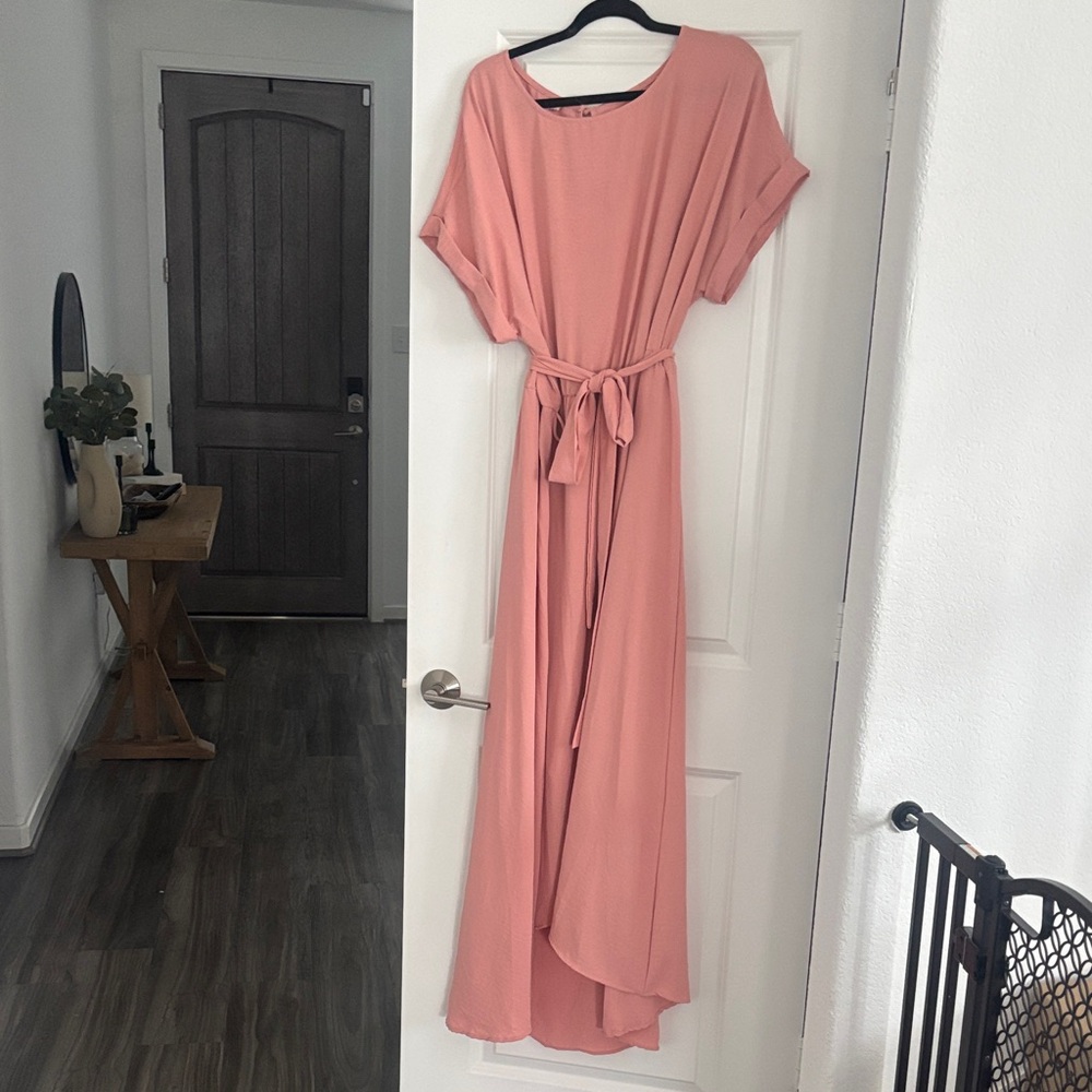 Chic Soul Blush Maxi Dress
